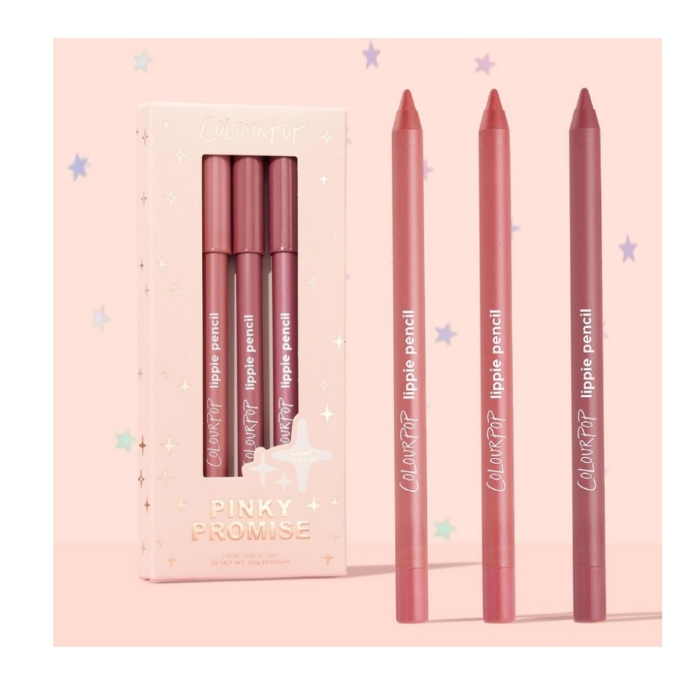 ColourPop Pinky Promise Lip Liner Trio 🆕 - Picture 2 of 7